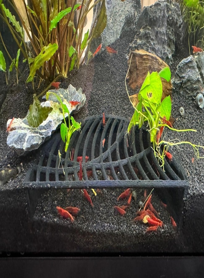 LifeWithPets Shrimp Breeding Hide | Shrimp Cave | Shrimp Hide | Tunnel | Black - Image 1
